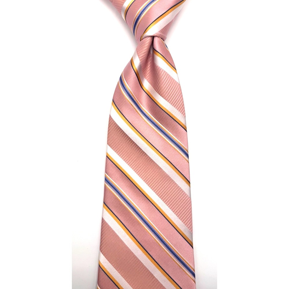 Ashford Brooks London Silk Tie Men 59x3.5‎ REPP Hand Made NWT